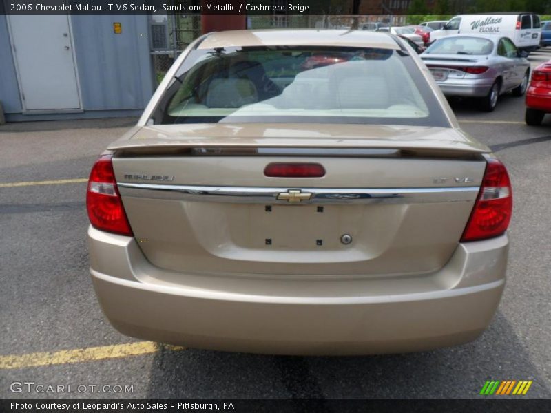Sandstone Metallic / Cashmere Beige 2006 Chevrolet Malibu LT V6 Sedan