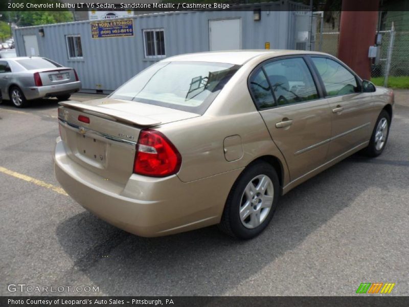 Sandstone Metallic / Cashmere Beige 2006 Chevrolet Malibu LT V6 Sedan