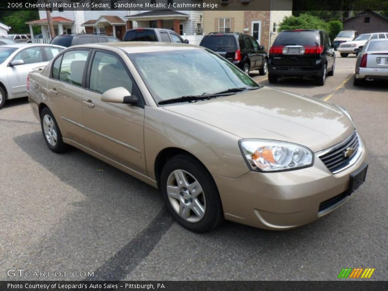 Sandstone Metallic / Cashmere Beige 2006 Chevrolet Malibu LT V6 Sedan