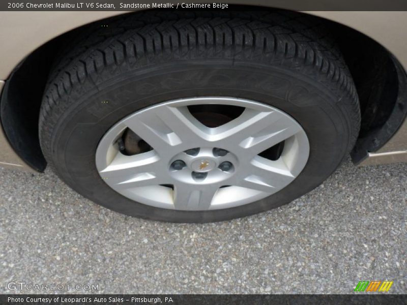 Sandstone Metallic / Cashmere Beige 2006 Chevrolet Malibu LT V6 Sedan