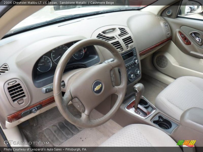 Sandstone Metallic / Cashmere Beige 2006 Chevrolet Malibu LT V6 Sedan