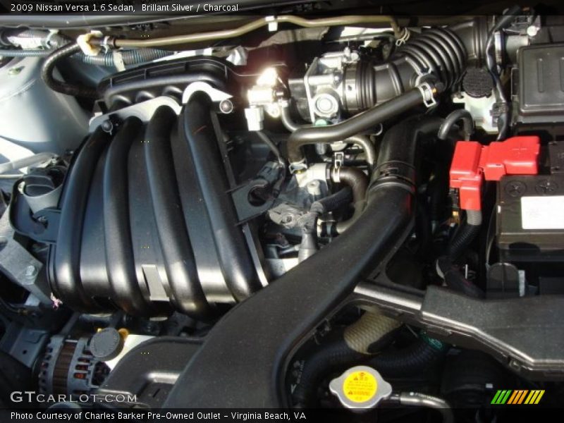 Brillant Silver / Charcoal 2009 Nissan Versa 1.6 Sedan