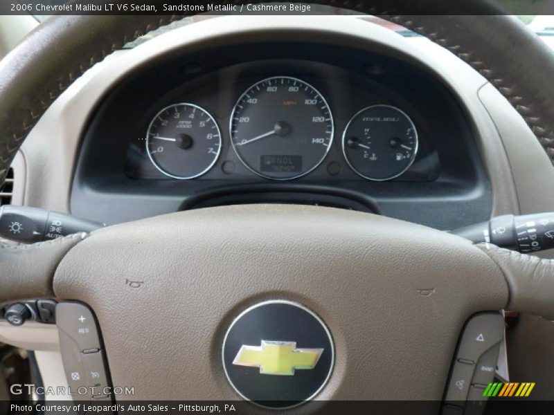 Sandstone Metallic / Cashmere Beige 2006 Chevrolet Malibu LT V6 Sedan