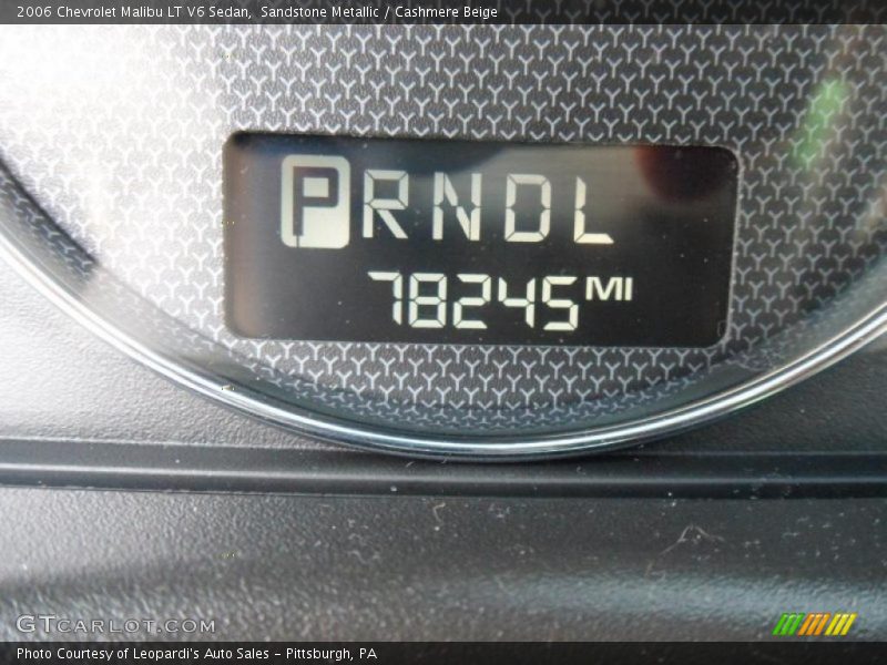 Sandstone Metallic / Cashmere Beige 2006 Chevrolet Malibu LT V6 Sedan
