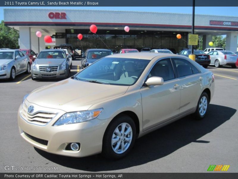 Sandy Beach Metallic / Bisque 2011 Toyota Camry LE