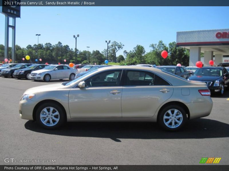 Sandy Beach Metallic / Bisque 2011 Toyota Camry LE