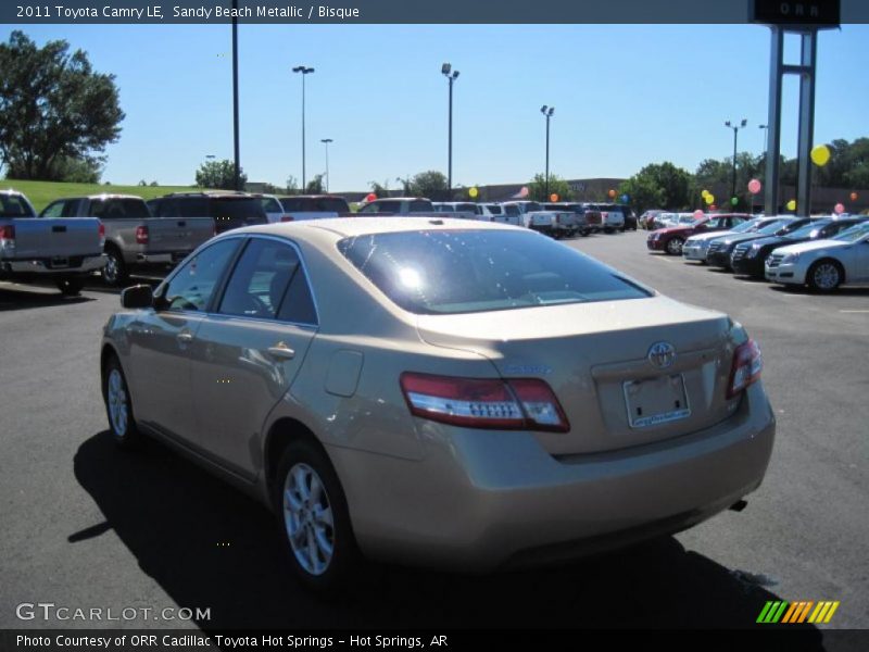 Sandy Beach Metallic / Bisque 2011 Toyota Camry LE