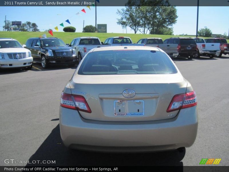 Sandy Beach Metallic / Bisque 2011 Toyota Camry LE