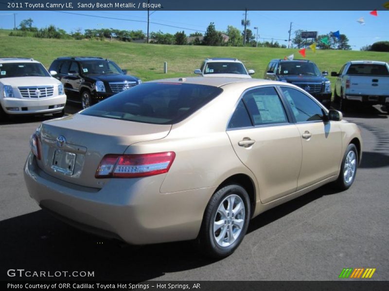 Sandy Beach Metallic / Bisque 2011 Toyota Camry LE