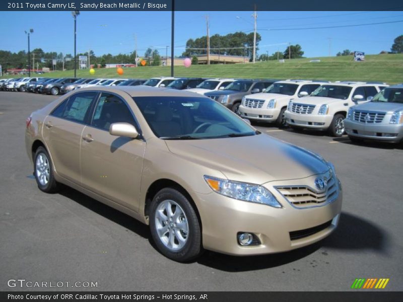 Sandy Beach Metallic / Bisque 2011 Toyota Camry LE
