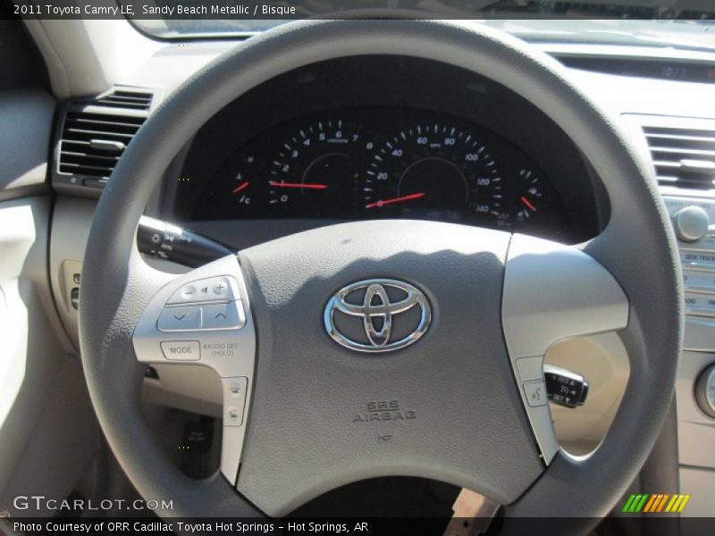 Sandy Beach Metallic / Bisque 2011 Toyota Camry LE