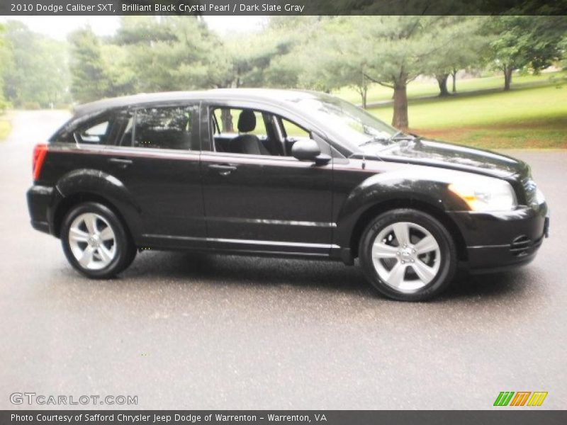 Brilliant Black Crystal Pearl / Dark Slate Gray 2010 Dodge Caliber SXT