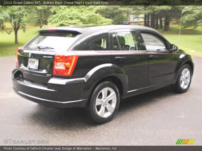 Brilliant Black Crystal Pearl / Dark Slate Gray 2010 Dodge Caliber SXT