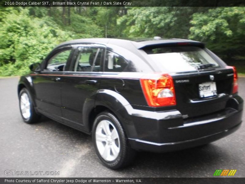 Brilliant Black Crystal Pearl / Dark Slate Gray 2010 Dodge Caliber SXT
