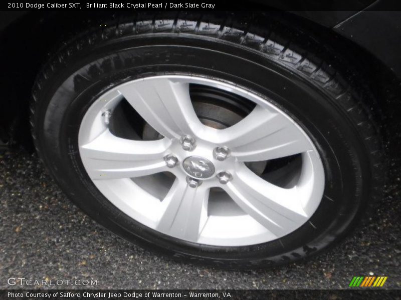 Brilliant Black Crystal Pearl / Dark Slate Gray 2010 Dodge Caliber SXT