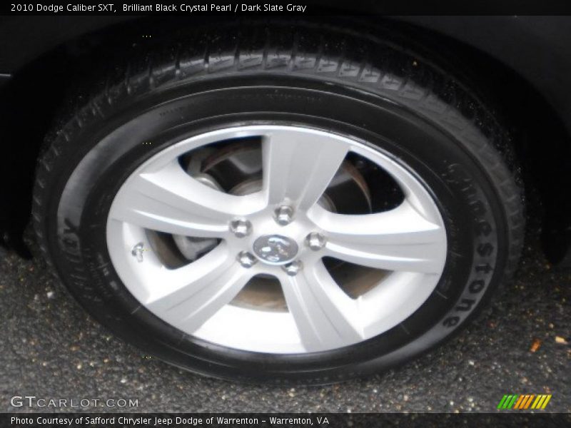 Brilliant Black Crystal Pearl / Dark Slate Gray 2010 Dodge Caliber SXT