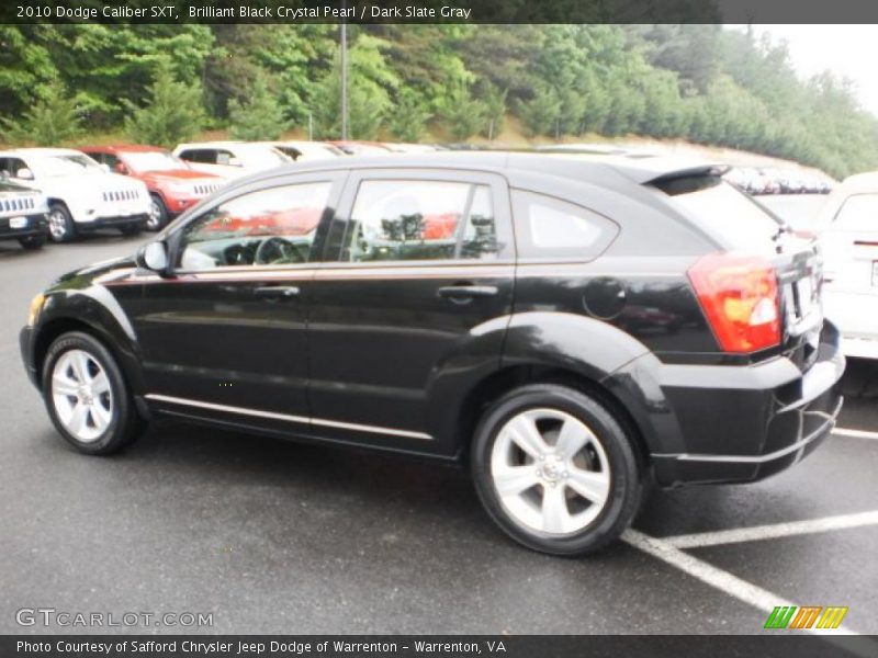 Brilliant Black Crystal Pearl / Dark Slate Gray 2010 Dodge Caliber SXT