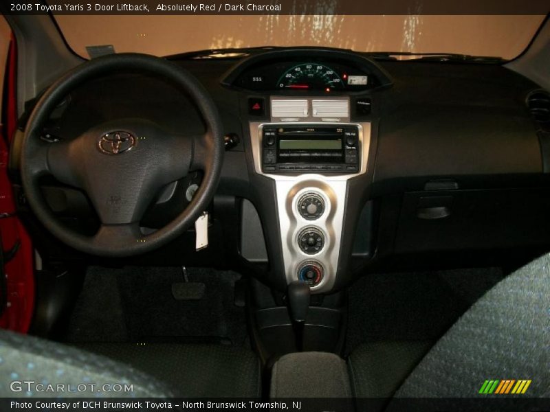 Absolutely Red / Dark Charcoal 2008 Toyota Yaris 3 Door Liftback