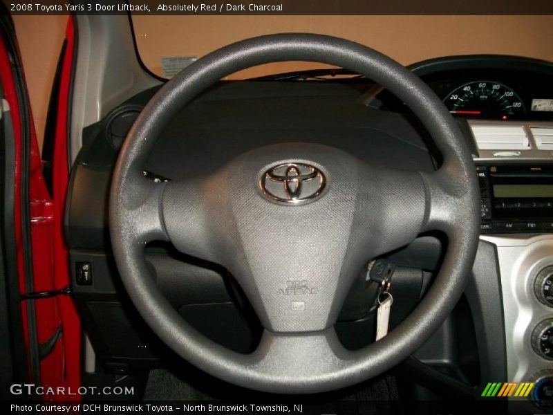 Absolutely Red / Dark Charcoal 2008 Toyota Yaris 3 Door Liftback