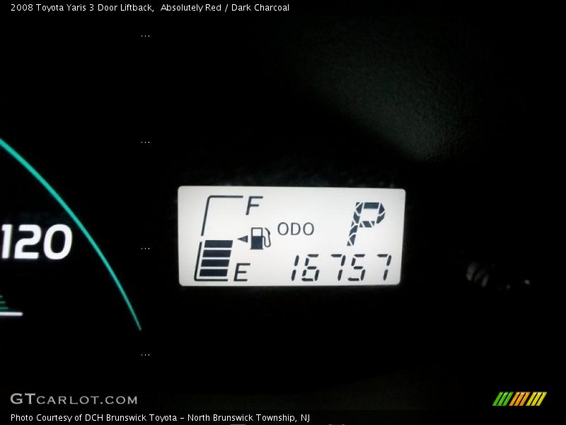Absolutely Red / Dark Charcoal 2008 Toyota Yaris 3 Door Liftback