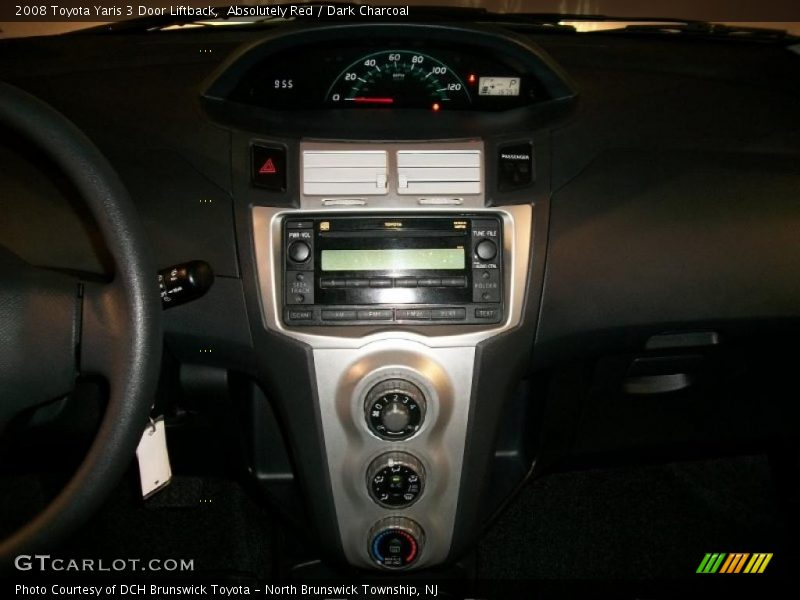 Absolutely Red / Dark Charcoal 2008 Toyota Yaris 3 Door Liftback