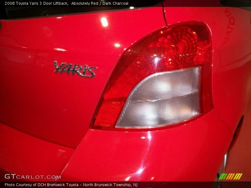 Absolutely Red / Dark Charcoal 2008 Toyota Yaris 3 Door Liftback