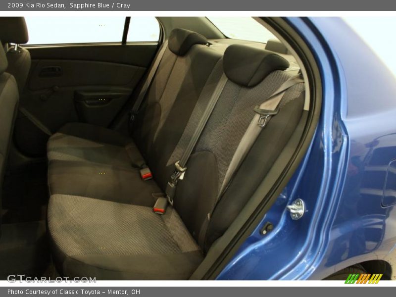 Sapphire Blue / Gray 2009 Kia Rio Sedan
