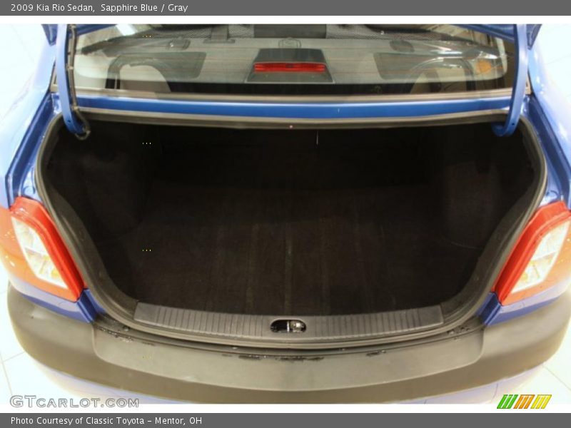 Sapphire Blue / Gray 2009 Kia Rio Sedan