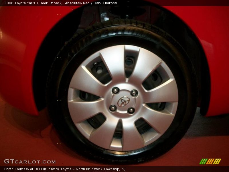 Absolutely Red / Dark Charcoal 2008 Toyota Yaris 3 Door Liftback
