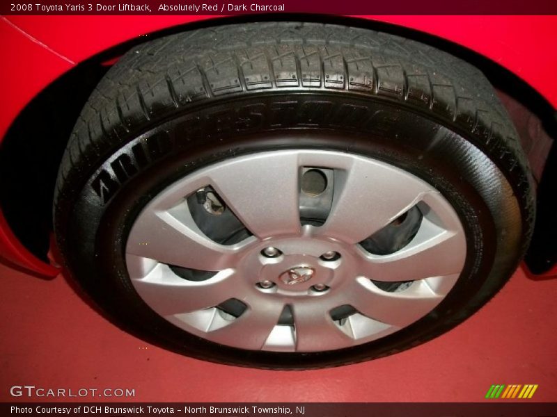 Absolutely Red / Dark Charcoal 2008 Toyota Yaris 3 Door Liftback