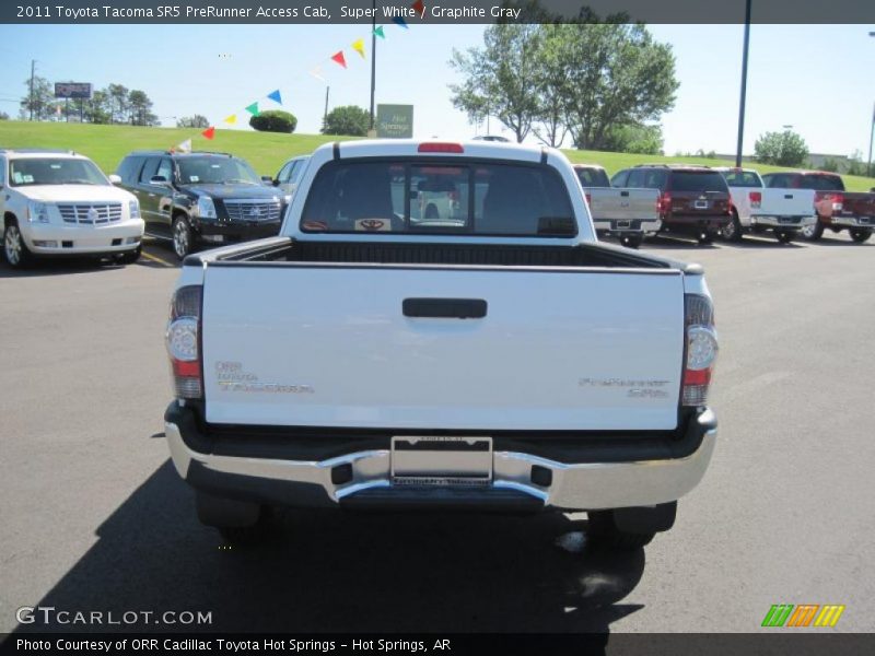 Super White / Graphite Gray 2011 Toyota Tacoma SR5 PreRunner Access Cab