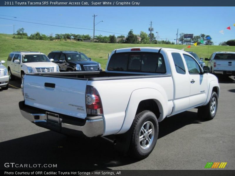 Super White / Graphite Gray 2011 Toyota Tacoma SR5 PreRunner Access Cab