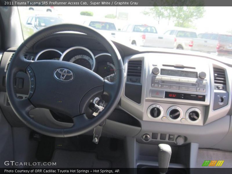Super White / Graphite Gray 2011 Toyota Tacoma SR5 PreRunner Access Cab