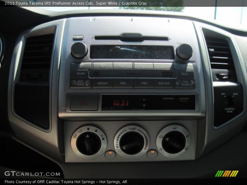 Super White / Graphite Gray 2011 Toyota Tacoma SR5 PreRunner Access Cab