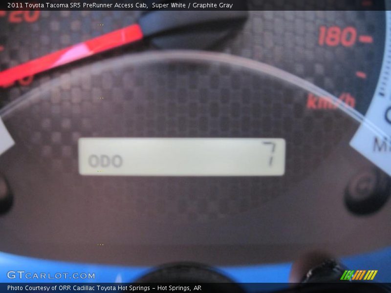 Super White / Graphite Gray 2011 Toyota Tacoma SR5 PreRunner Access Cab