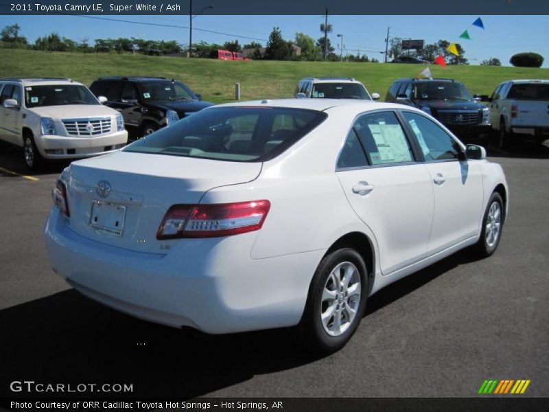 Super White / Ash 2011 Toyota Camry LE