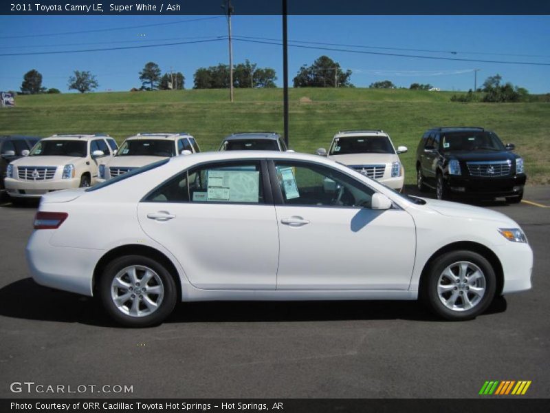 Super White / Ash 2011 Toyota Camry LE