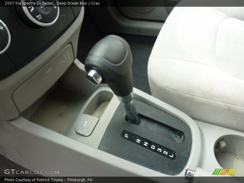 Deep Ocean Blue / Gray 2007 Kia Spectra EX Sedan