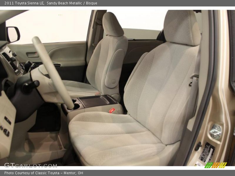 Sandy Beach Metallic / Bisque 2011 Toyota Sienna LE