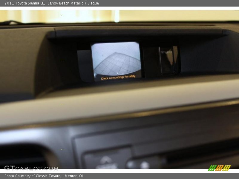 Sandy Beach Metallic / Bisque 2011 Toyota Sienna LE
