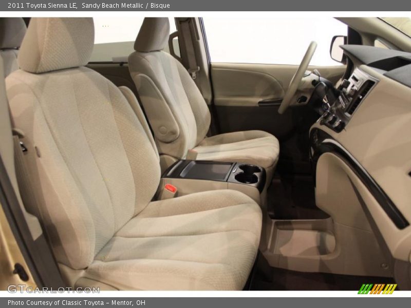 Sandy Beach Metallic / Bisque 2011 Toyota Sienna LE