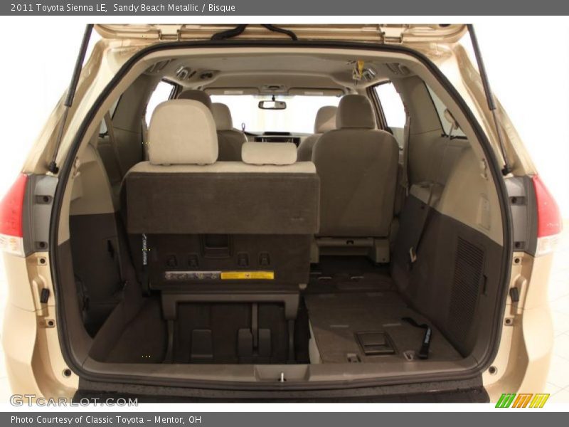 Sandy Beach Metallic / Bisque 2011 Toyota Sienna LE
