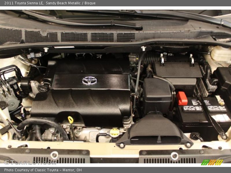 Sandy Beach Metallic / Bisque 2011 Toyota Sienna LE