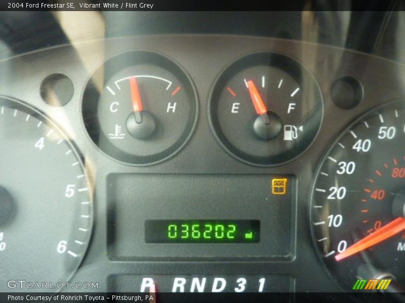 Vibrant White / Flint Grey 2004 Ford Freestar SE