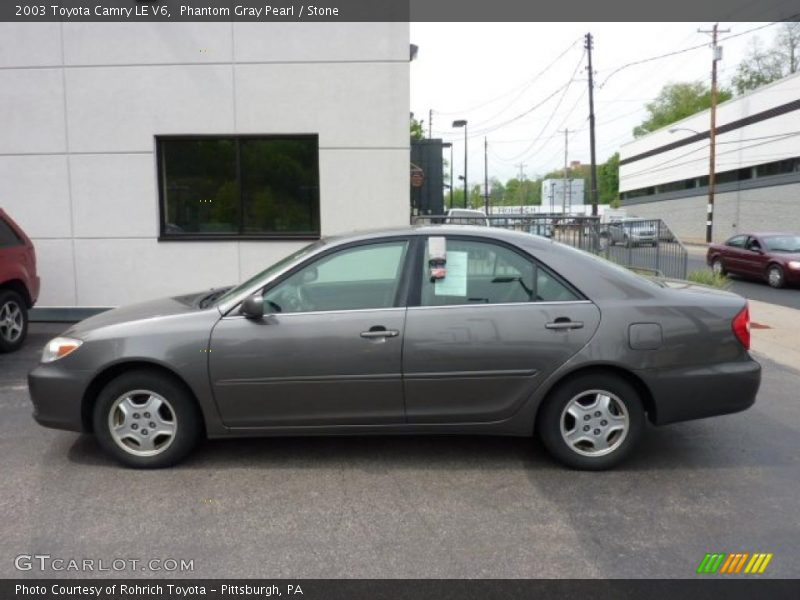 Phantom Gray Pearl / Stone 2003 Toyota Camry LE V6