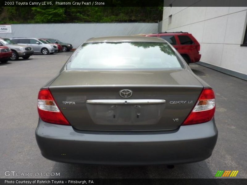 Phantom Gray Pearl / Stone 2003 Toyota Camry LE V6
