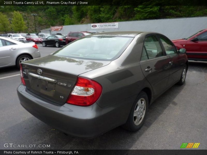 Phantom Gray Pearl / Stone 2003 Toyota Camry LE V6