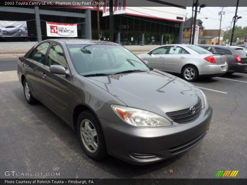 Phantom Gray Pearl / Stone 2003 Toyota Camry LE V6