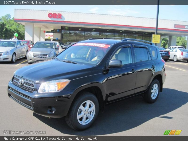 Black / Taupe 2007 Toyota RAV4 I4