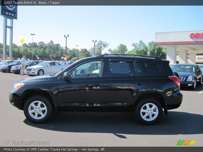Black / Taupe 2007 Toyota RAV4 I4